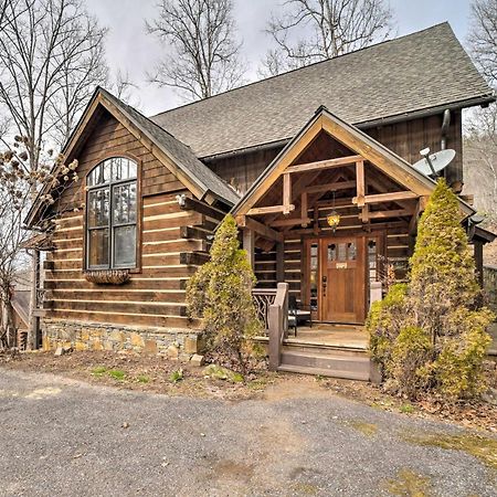 Luxury Cabin Rental In Franklin With Private Hot Tub Екстериор снимка