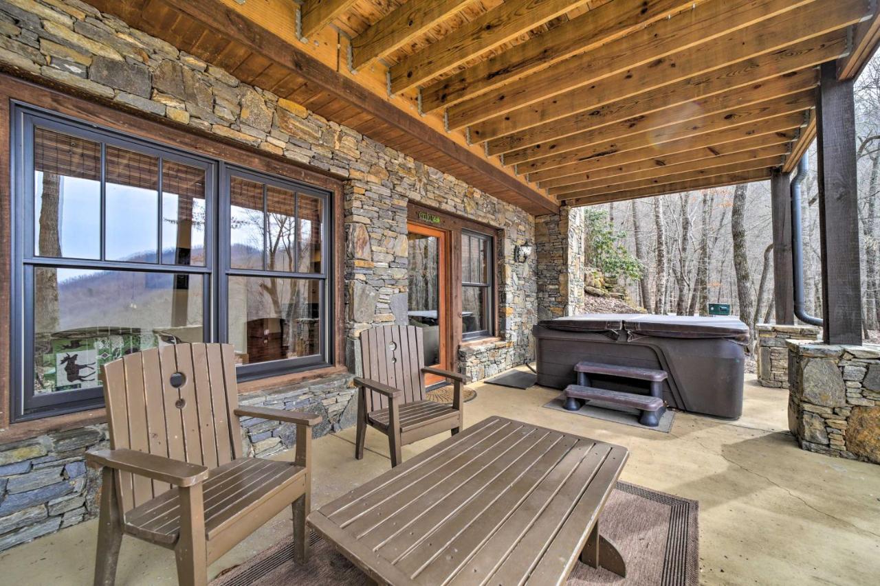 Luxury Cabin Rental In Franklin With Private Hot Tub Екстериор снимка